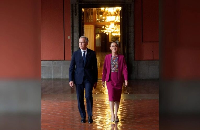 Sheinbaum acuerda con Carney impulsar renovación del T-MEC