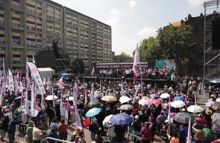 Desde Tlatelolco, Morena llama a cerrar filas por la Cuarta Transformación