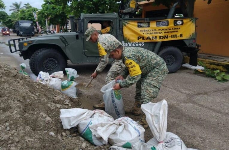 Activan Marina y Defensa planes de apoyo ante huracán ‘Trudy’